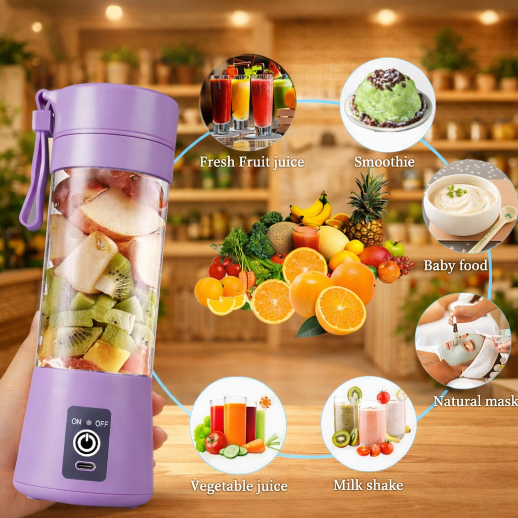 Portable Electric Juicer Blender